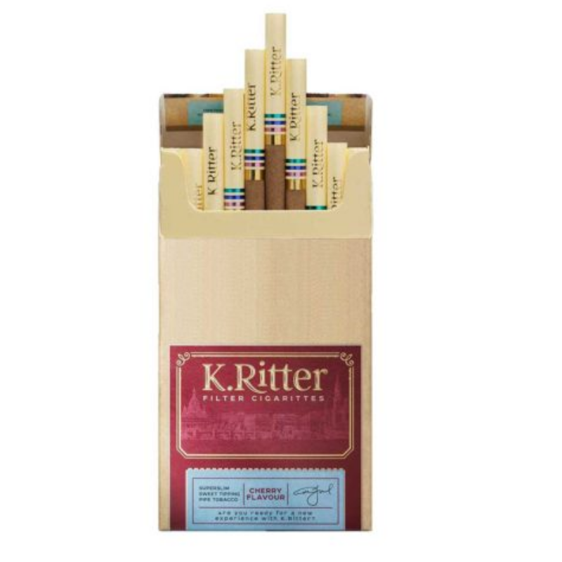 K.Ritter Cherry Flavour Super Slims - Görsel 2