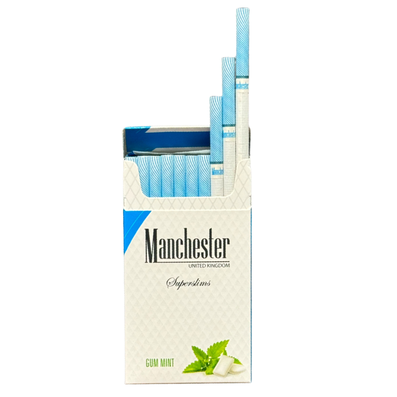 Manchester Superslims Gum Mint - Naneli Sakız Aromalı - Görsel 2