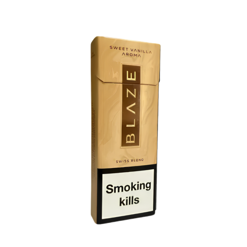 Tobacco Sepeti Blaze Swiss Blend Sweet Vanilla vanilya aromalı sigara paketi - Tobacco Sepeti